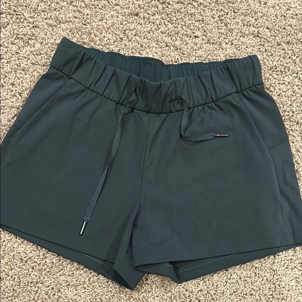 Lululemon Women's Dark Green Shorts